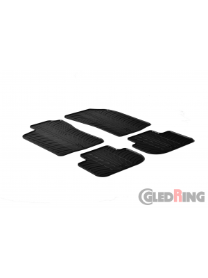 Original Gledring Passform Fußmatten Gummimatten 4 Tlg.+Fixing - Alfa Romeo 147 2000->